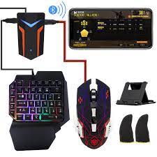 Bluetooth Gaming Keyboard Mouse Converter Combo For Android/ios Pubg Mobile  Game 3 In 1 Keyboard Mouse Combo - Buy 3 In 1 Keyboard Mouse Combo,Keyboard  Mouse Converter Combo For Android/ios,Bluetooth Game Combo