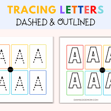 letter tracing worksheets pre