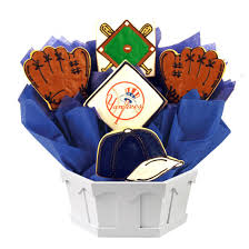 mlb new york yankees cookie bouquet