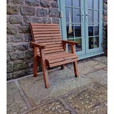 Swedish Redwood Garden Armchair Chair