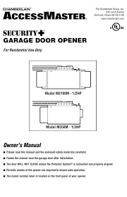 chamberlain m350m owner s manual pdf