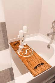 Learn to make your own. Diy Bathtub Tray Using Scrap Wood 3 Different Ways Her Happy Home