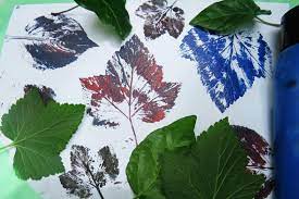 leaf printing fatema s art show you