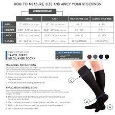 travel compression socks knee high 15