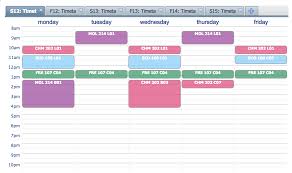 My College Schedule Under Fontanacountryinn Com