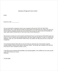 27 Effective Business Proposal Cover Letter Sample