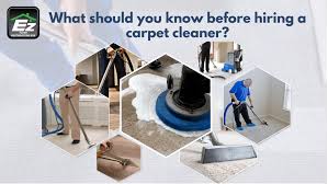 before hiring a carpet cleaner