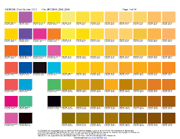 Pantone Color Chart 2 Pdfsimpli
