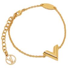Louis Vuitton Bracelet Accessories Ladys Louis Vuitton M61084 Gold
