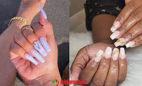 45 cute white acrylic nail designs 2022