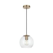 Mason jar chandelier , unique ceiling and wall lights in balloon shape â€ memor Brass Pendant Lights Lighting The Home Depot