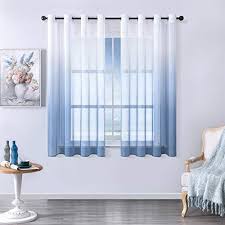 Mrtrees Faux Linen Voile Curtains 79