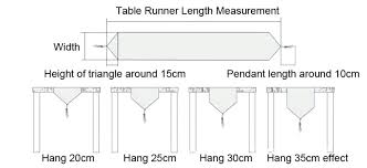 Table Runner Size How To Choose Table Runner Table Runner