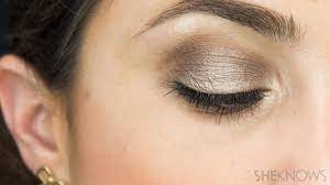 glamorous on the go eye makeup tutorial