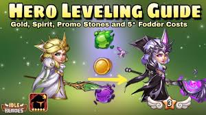 Hero Leveling Guide 2019 Gold Spirit And Promotion Stone