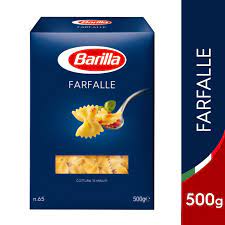 Fideo Farfalle N 65 Barilla 500gr Supermercados Stock gambar png