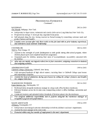 Recent College Graduate 3 Resume Templates Sample Resume Resume