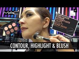 contour highlight blush mac