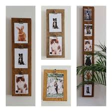 Rustic Wooden Wall Multi Picture Frame