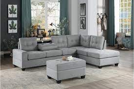 Reversible Sectional Sofa Set