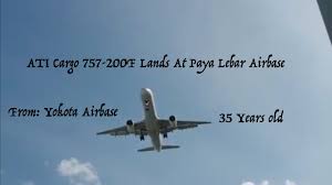 Because your rights are protected by. Ati Cargo 757 200f Lands At Paya Lebar Airbase Overhead 35 Years Old Youtube