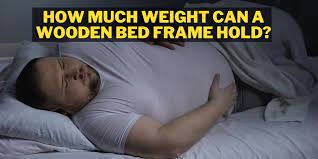 much weight can a wooden bed frame hold