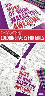 Find all the coloring pages you want organized by topic and lots of other kids crafts and kids activities at allkidsnetwork.com Coloring Pages For Girls 10 And Up Empowering Adult Coloring Pages