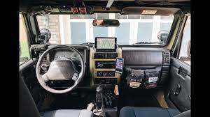 jeep wrangler tj overlanding interior