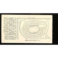 1935 Cal Bears V Stanford Football Ticket Big Game Ex 15413