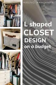 L Shaped Closet Design Custom Look On