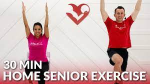 seated chair exercise senior workout