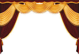 Theatre Stage Curtain Backgrounds For Powerpoint Border