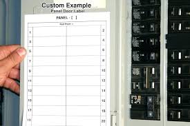 If you open your electrical panel and can't make heads or tails of it, check out this panel primer before you try to label anything. 33 Circuit Breaker Panel Label Template Freeware Labels For Your Ideas