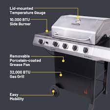portable 4 burner gas grill
