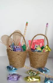 homemade easter baskets made from