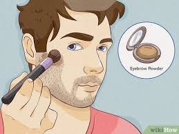 apply makeup to look more masculine