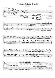 Toccata & fuga d-moll Sheet music for Piano (Solo) | Musescore.com