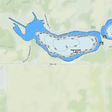 Harwood Lake Fishing Map Us_mi_14_158 Nautical Charts App