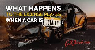 license plates when a car is totaled