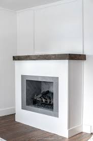 How to build a diy faux fireplace and mantel. How I Built A Faux Modern Farmhouse Fireplace Anderson Grant