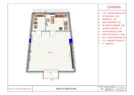 Autocad 2d Floor Plan For Up To 1500 Sq