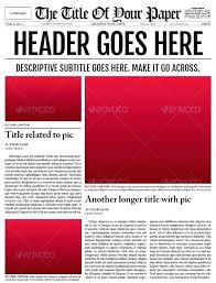 Best Ideas About Newspaper Article Template On For Kids Definition