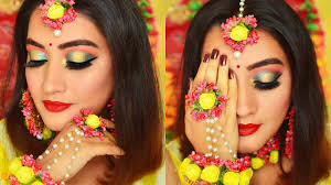indian bridal makeup tutorial mehendi