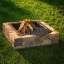 Fire Pit Kit With Cooking Grate