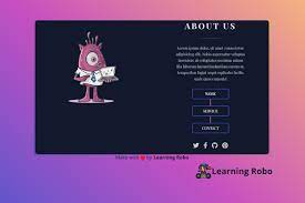 responsive about us page using html css