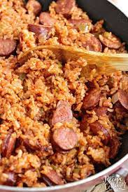 one pot sausage and red rice diary of