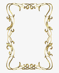 100 frame cliparts gold scroll border