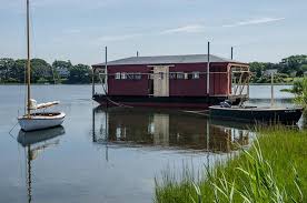 working on the water building boats