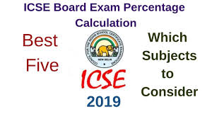 icse board exam percene calculation