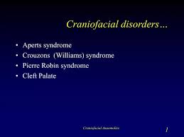 ppt cranio disorders